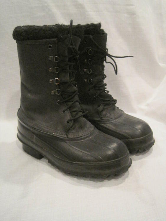 mens black leather winter boots