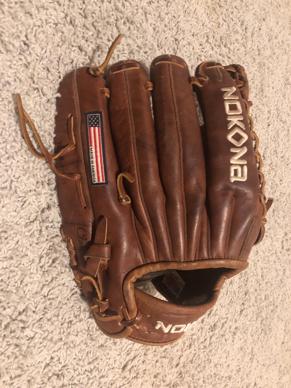 Brown High School/College Outfield 12.75" Baseball Glove SidelineSwap