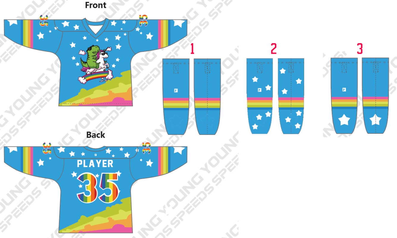 unicorn hockey jersey