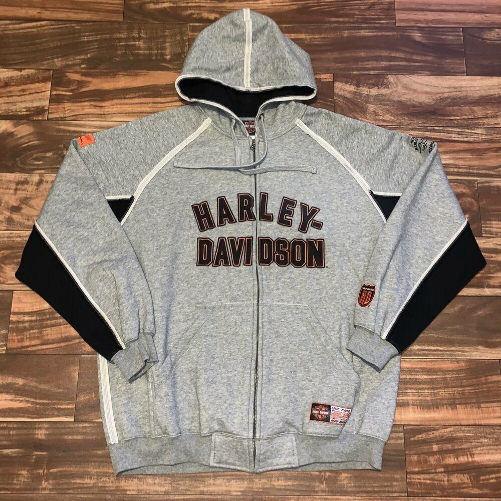 harley davidson zip hoodie