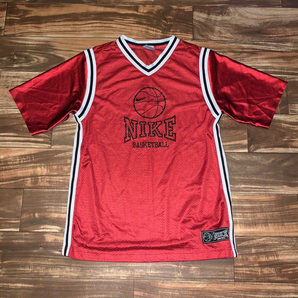 S-XL NSEHIK Youth #23 Jerseys Kids Basketball Jerseys Boys Retro Jersey Red