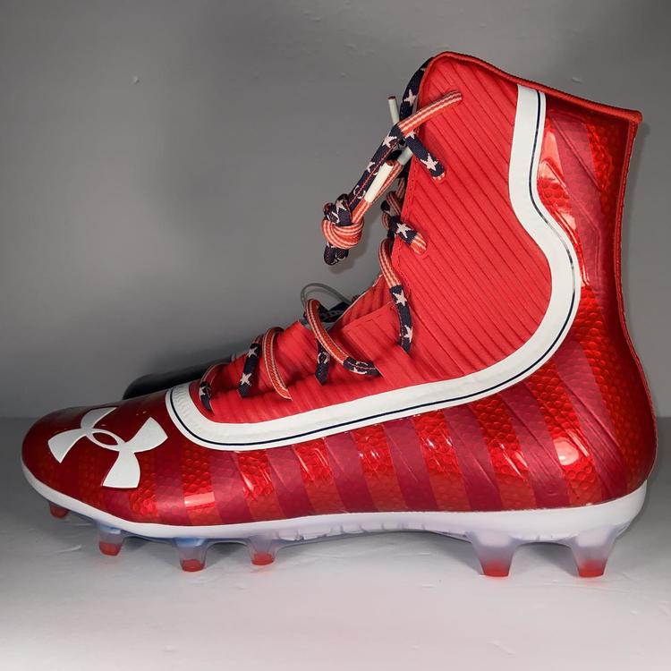 under armour american flag football cleats