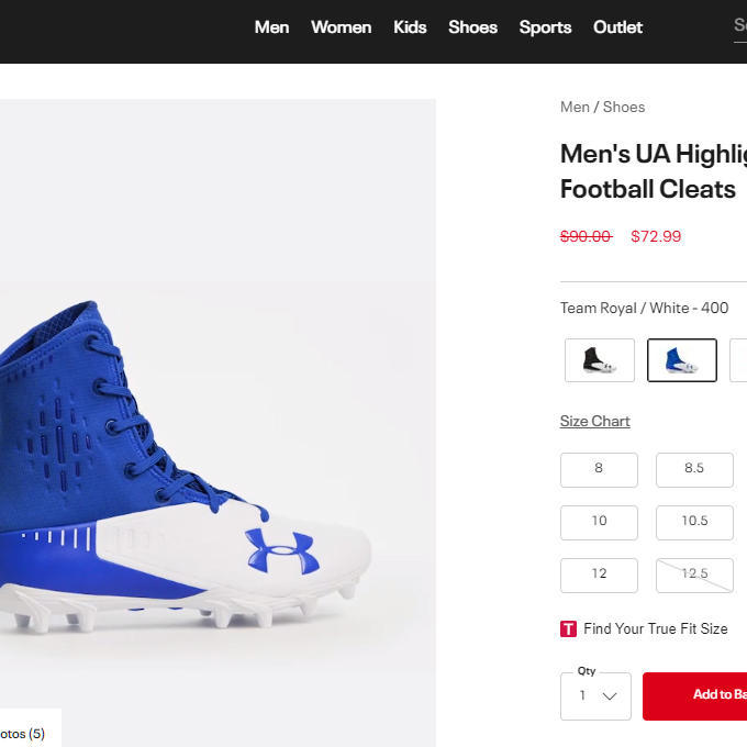 ua highlight select mc