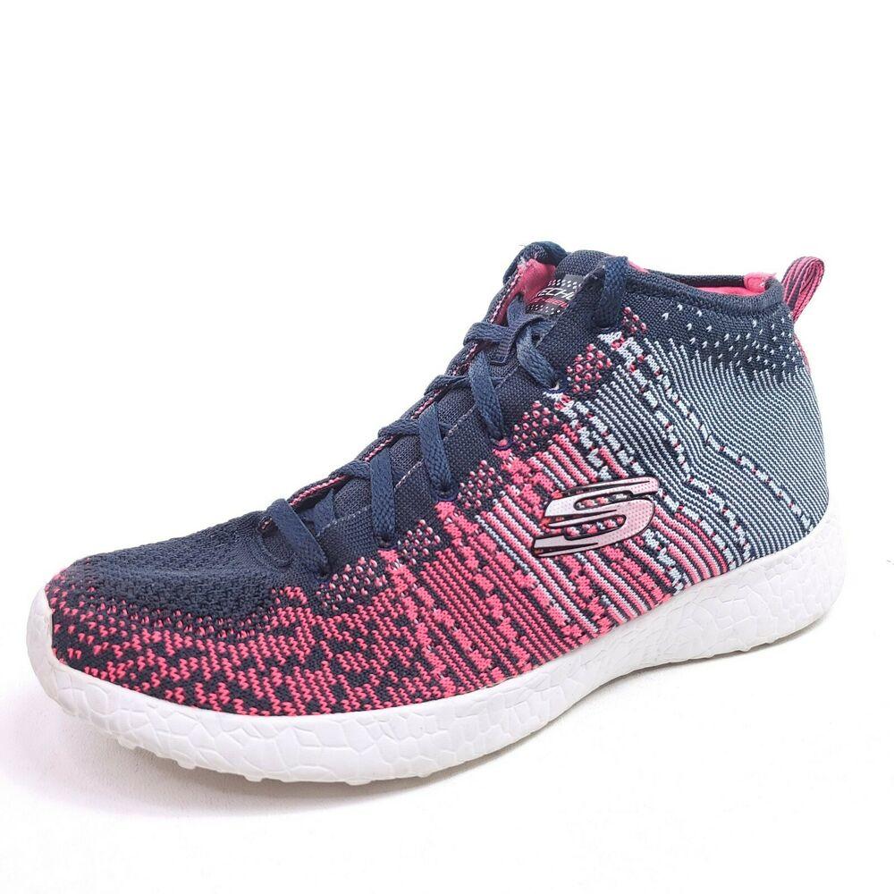 skechers sport women's burst divergent demi boot sneaker