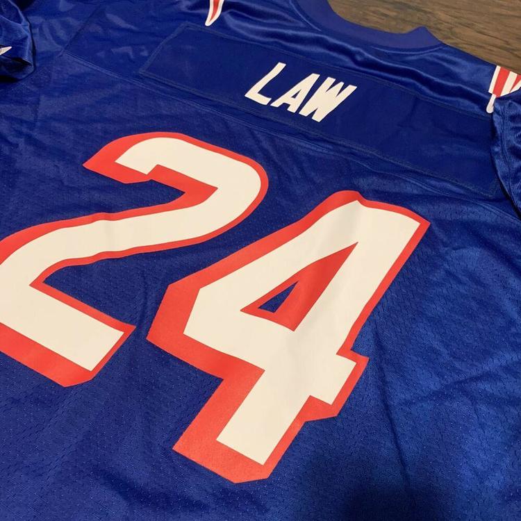 ty law throwback jersey