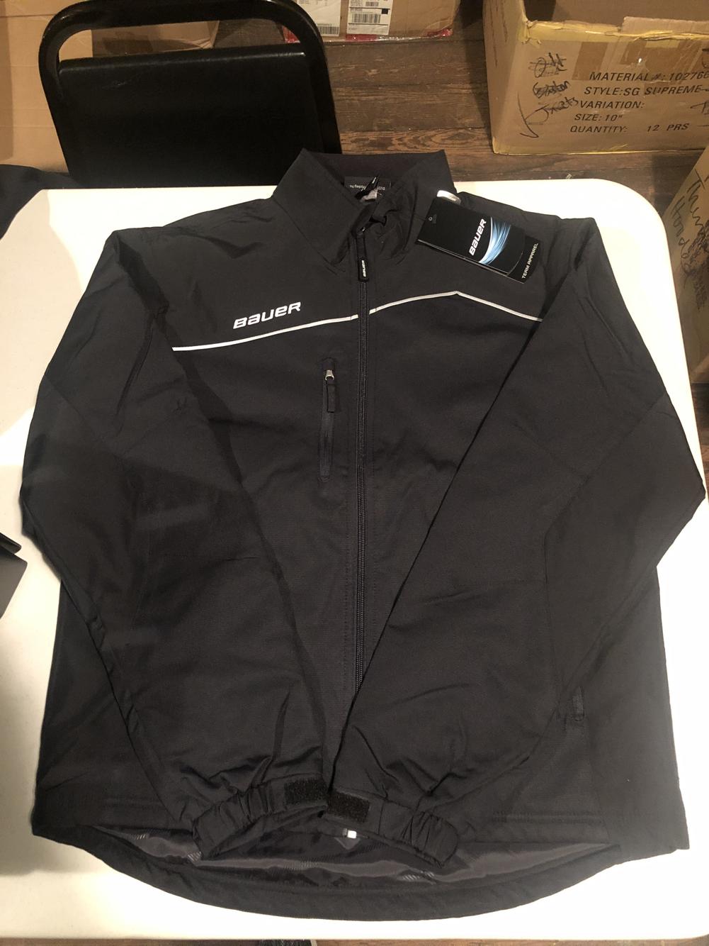 bauer warm up jacket black