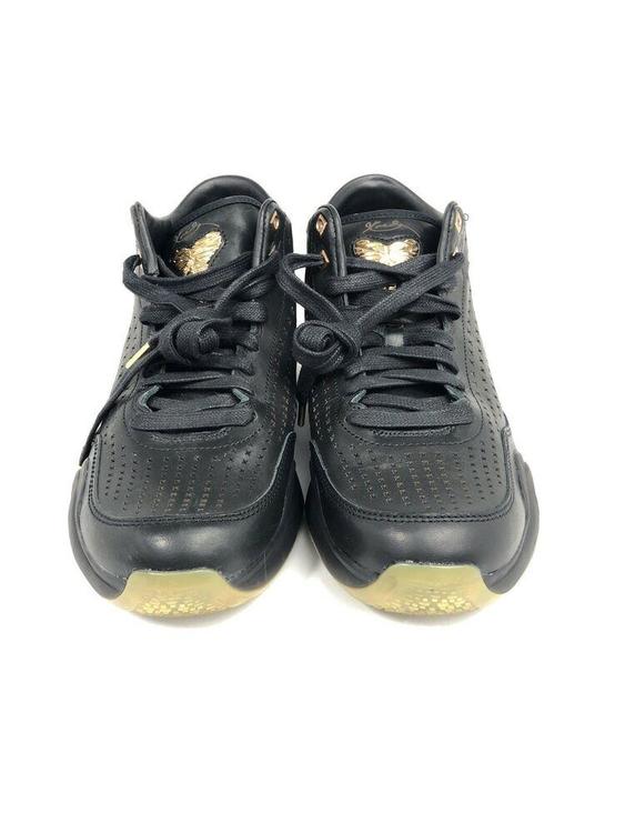 kobe 10 mid ext black metallic gold