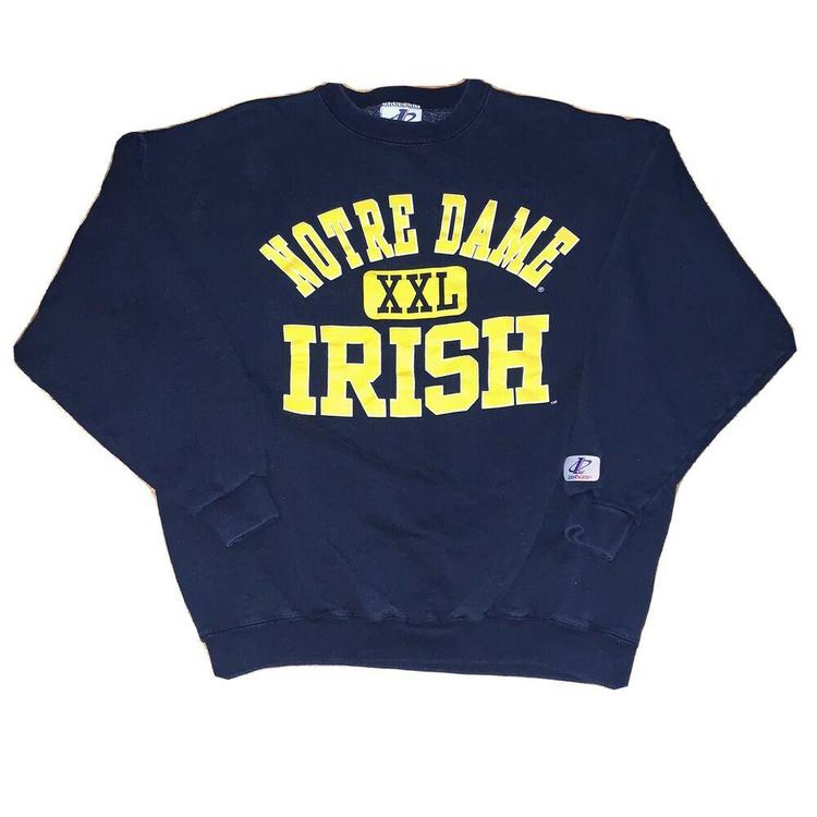 vintage notre dame sweatshirt