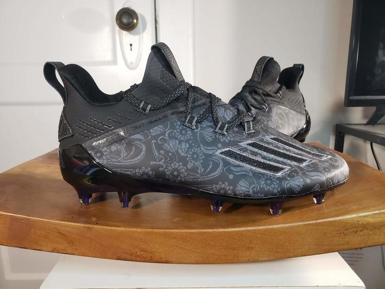 adizero new reign cleats black