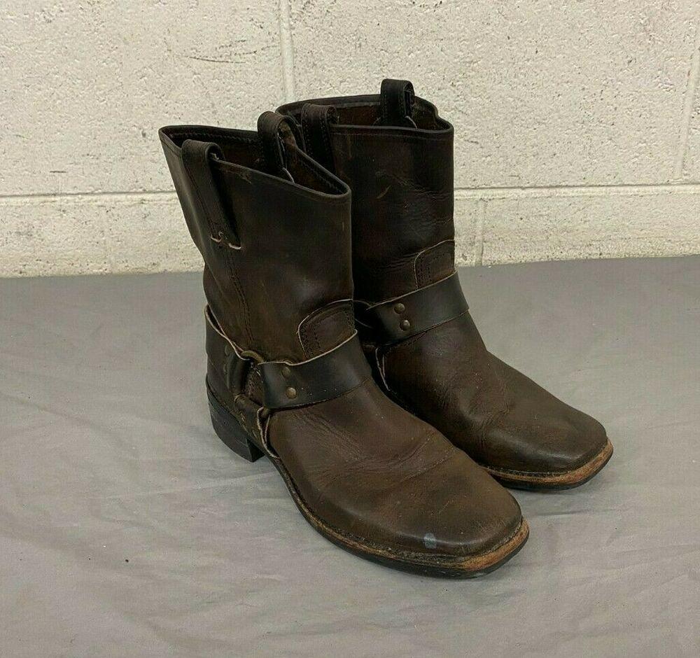 leather pull on boots