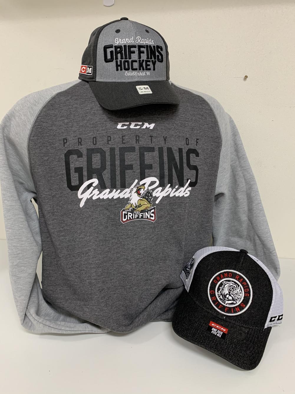 New, Grand Rapids Griffins CCM Fan Apparel 5Pack Men's Large (G4