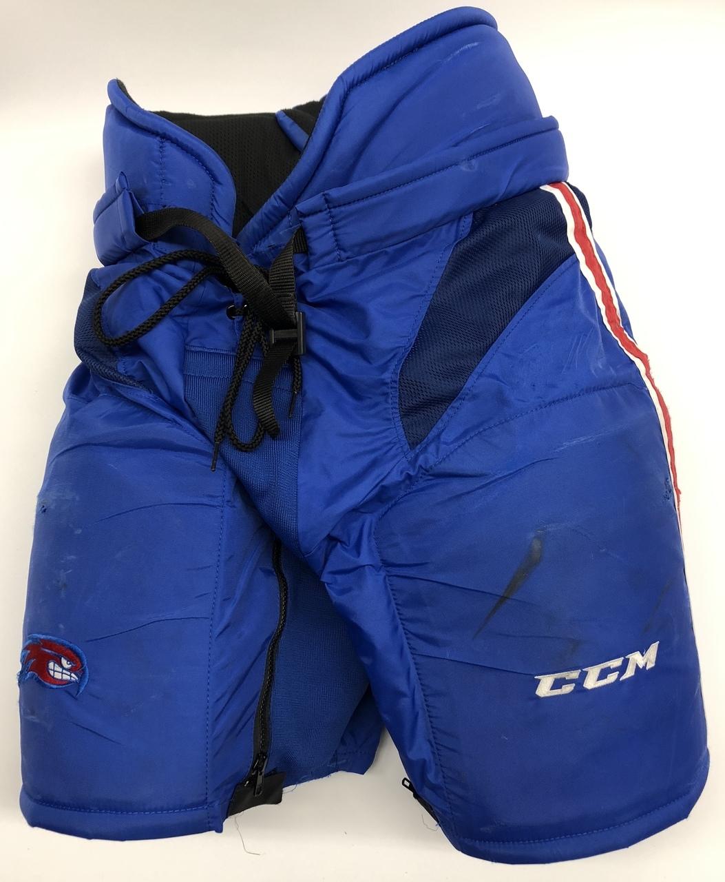 CCM HP 35 Custom Pro Stock Hockey Pants Royal Large UML 4 Used (3235