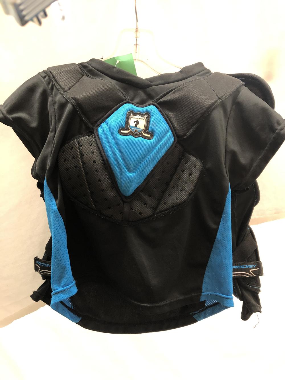 Used Bauer Prodigy Shoulder Elbow Set Sm Hockey Shoulder Pads