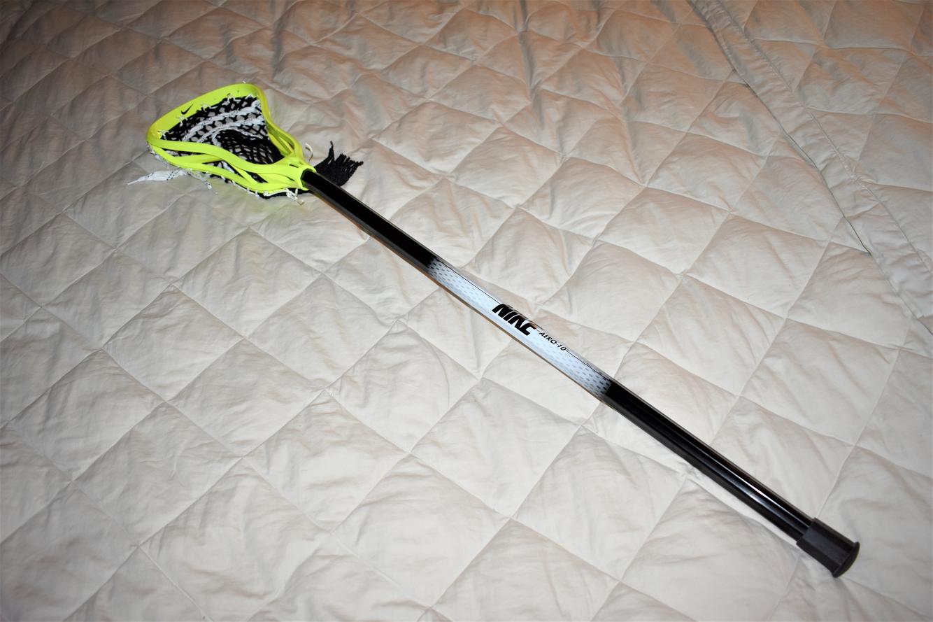 Nike Aero 10 Aluminum Complete Stick w/ Blur 10 Head, Yellow Lacrosse