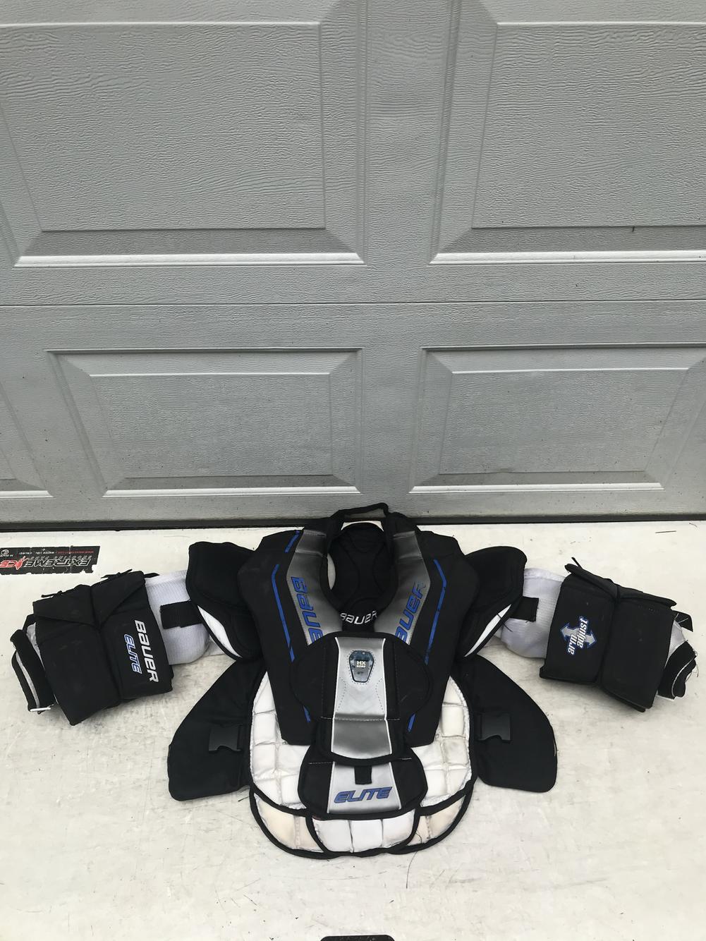 Used Intermediate Small Bauer Elite Goalie Chest Protector SidelineSwap