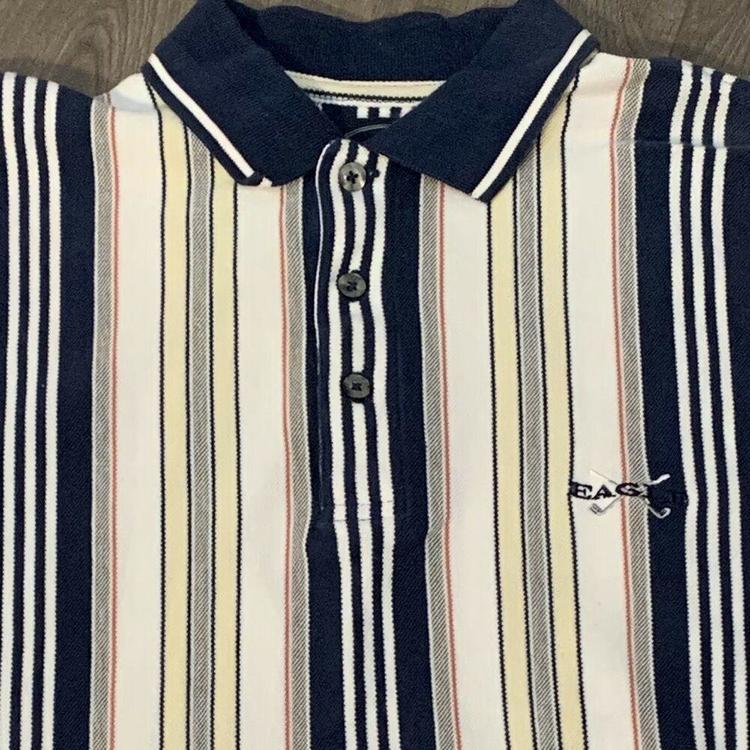 Vintage Striped Polo Shirt