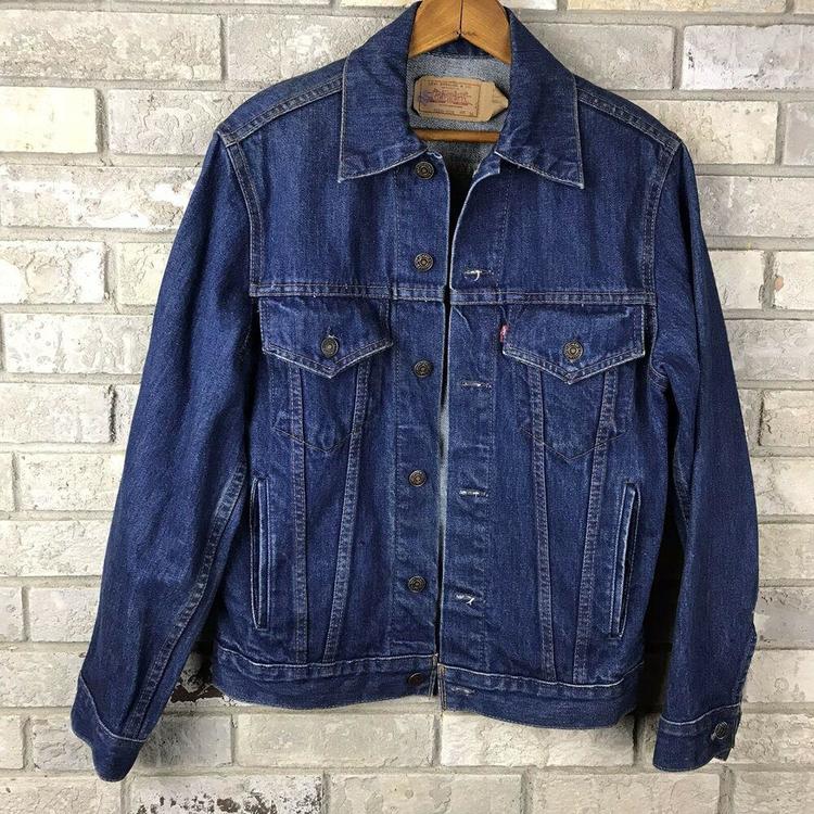 levi blue jean jacket