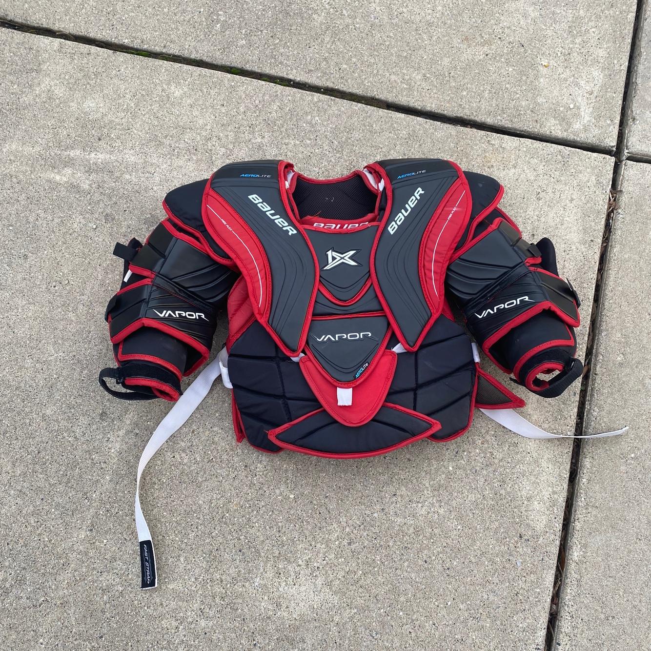 Senior Medium Bauer Vapor 1X Goalie Chest and Arm Protector Goalie