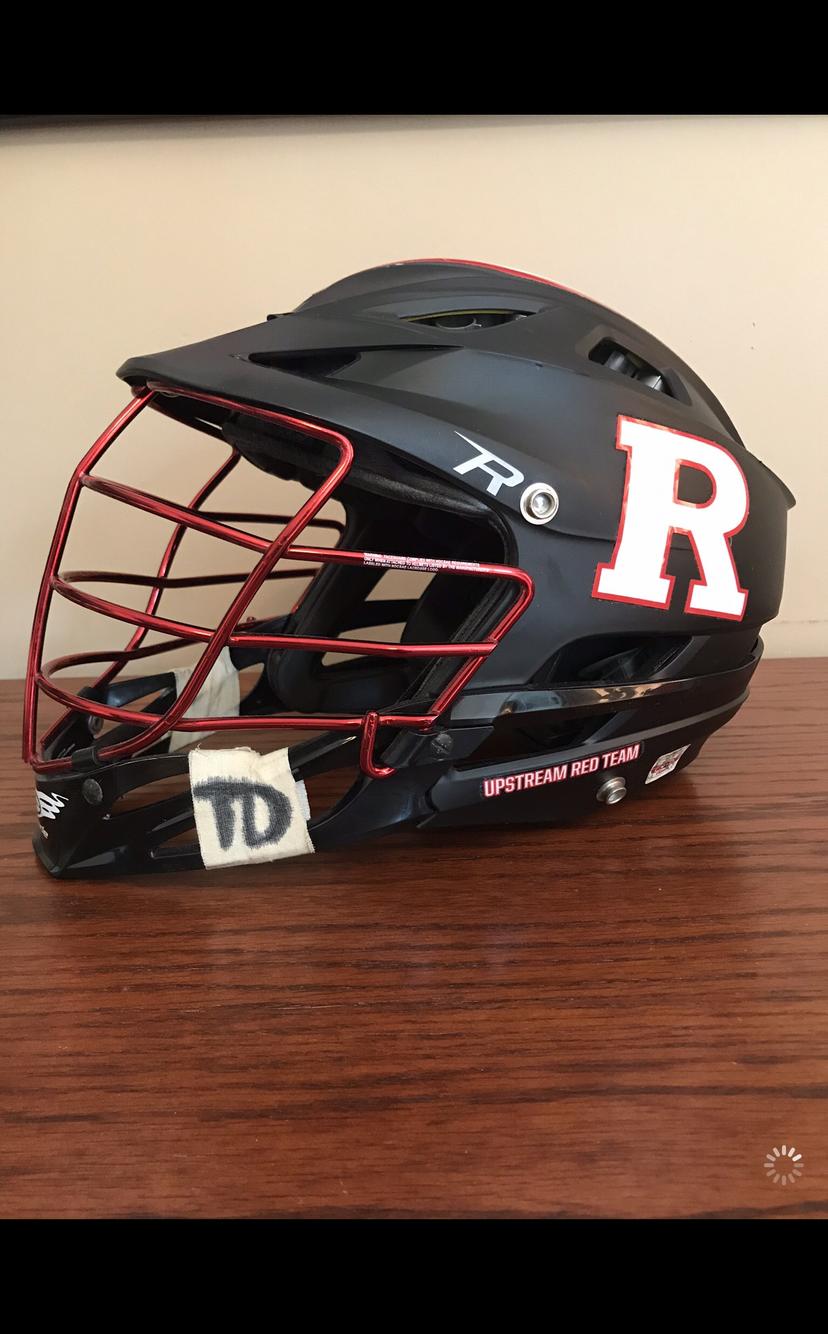 Cascade Rutgers Matte Black R Lacrosse Helmets