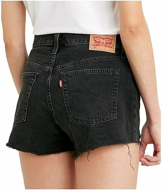 levi's 501 lunar black shorts