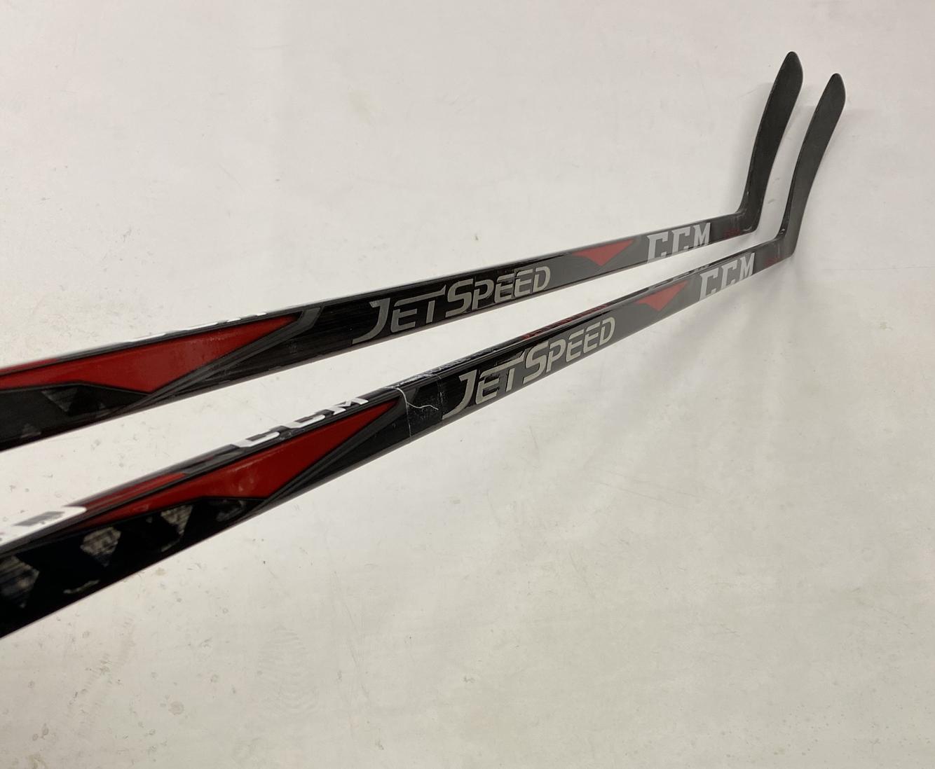 2 pack CCM Jetspeed LH Pro Stock Hockey Stick No Grip 85 Flex P88 Max
