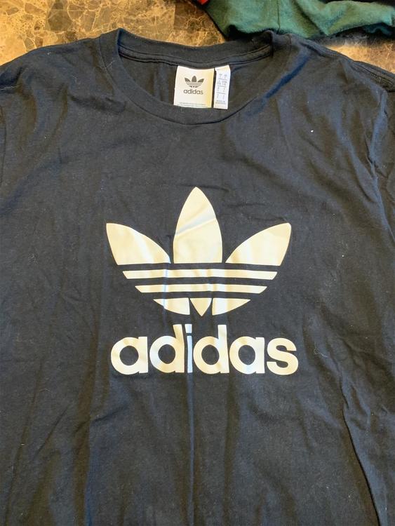 black adidas shirt