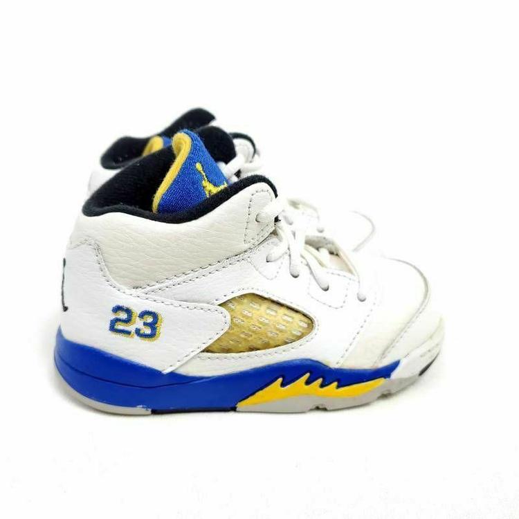 blue and yellow jordan 23