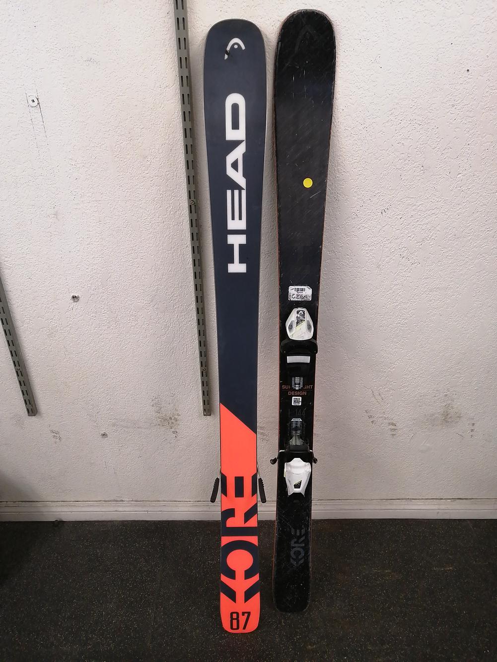 HEAD Youth 2018 144cm Kore 87 With Bindings Skiing Skis