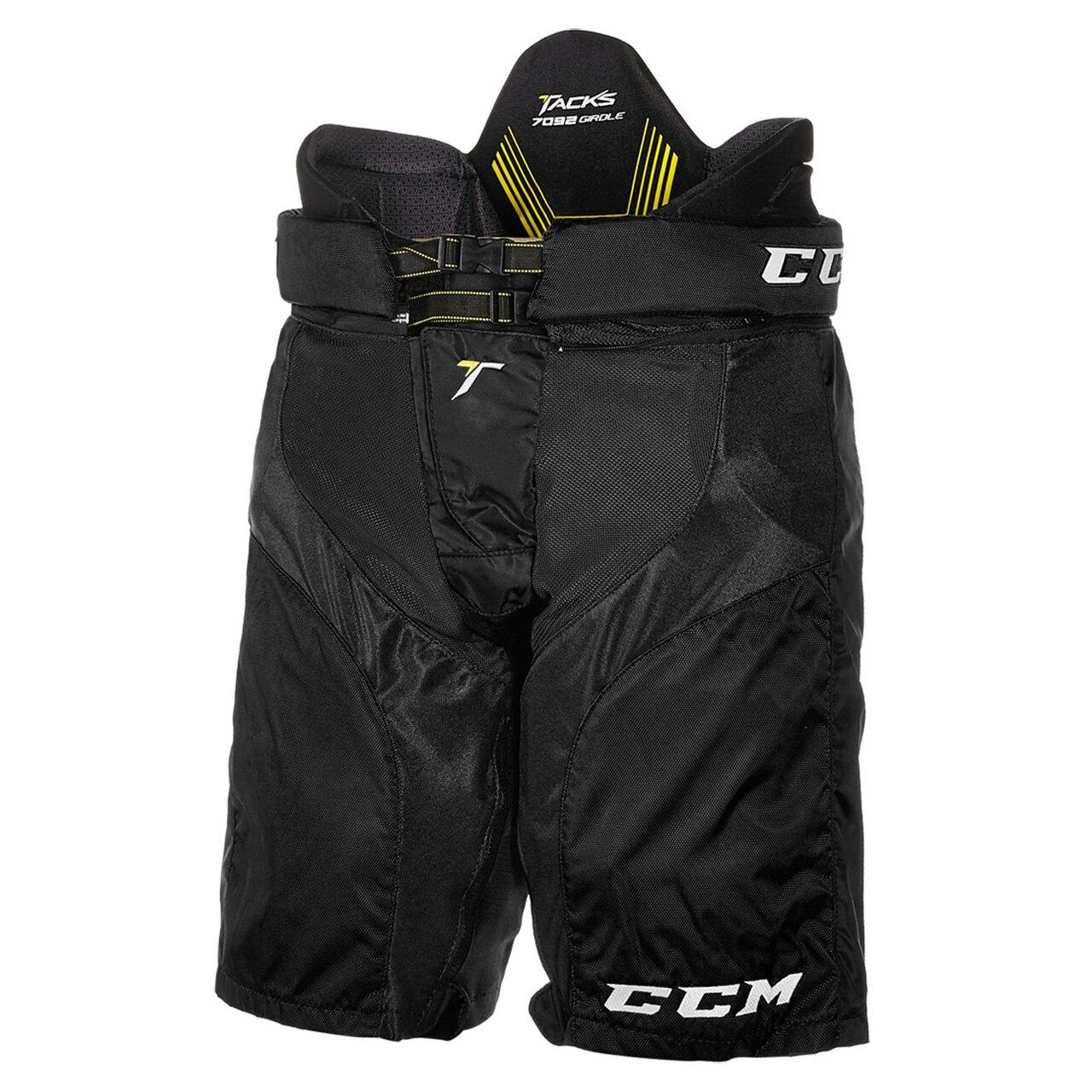 New Senior CCM Tacks 7092 Hockey Girdle with Shell Black SidelineSwap