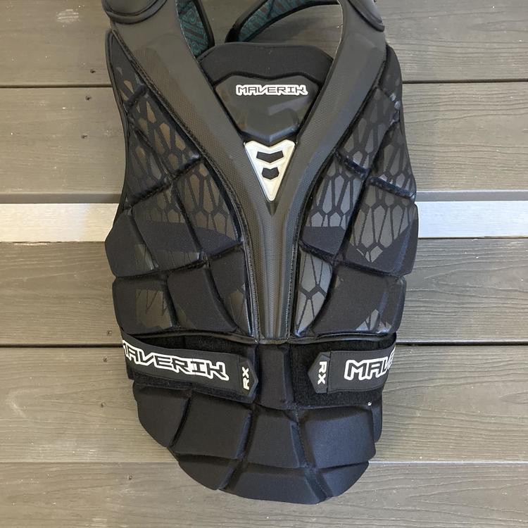 Maverik Black Adult Large Chest Protector Lacrosse Goalie