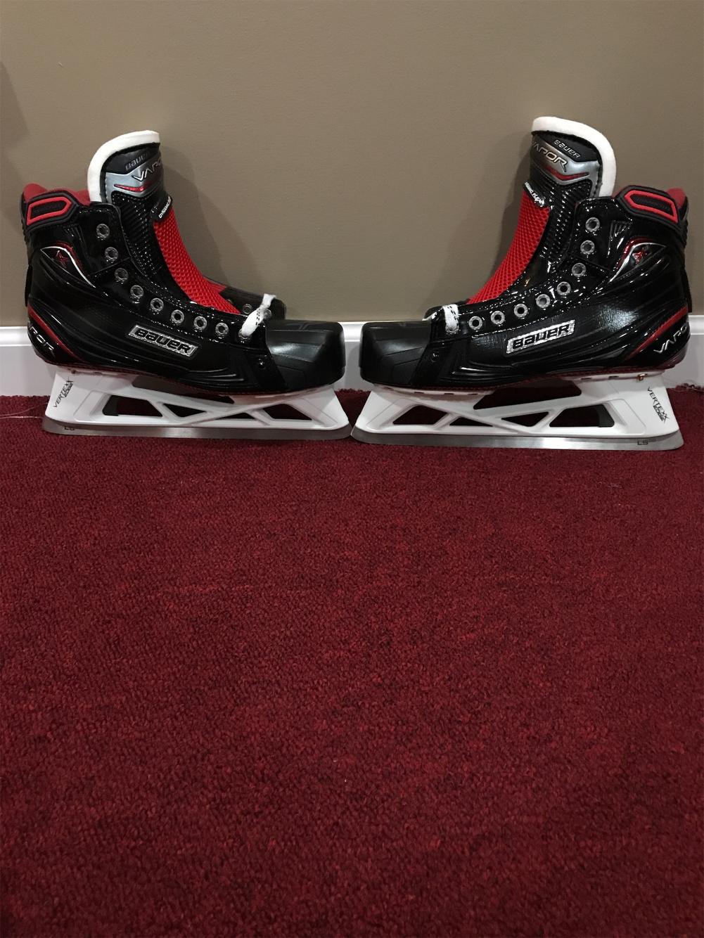 Bauer 1X Size 9.5D Pro Stock Goalie Skates ItemMINNGS1x SidelineSwap