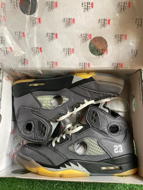 jordan 5 off white box