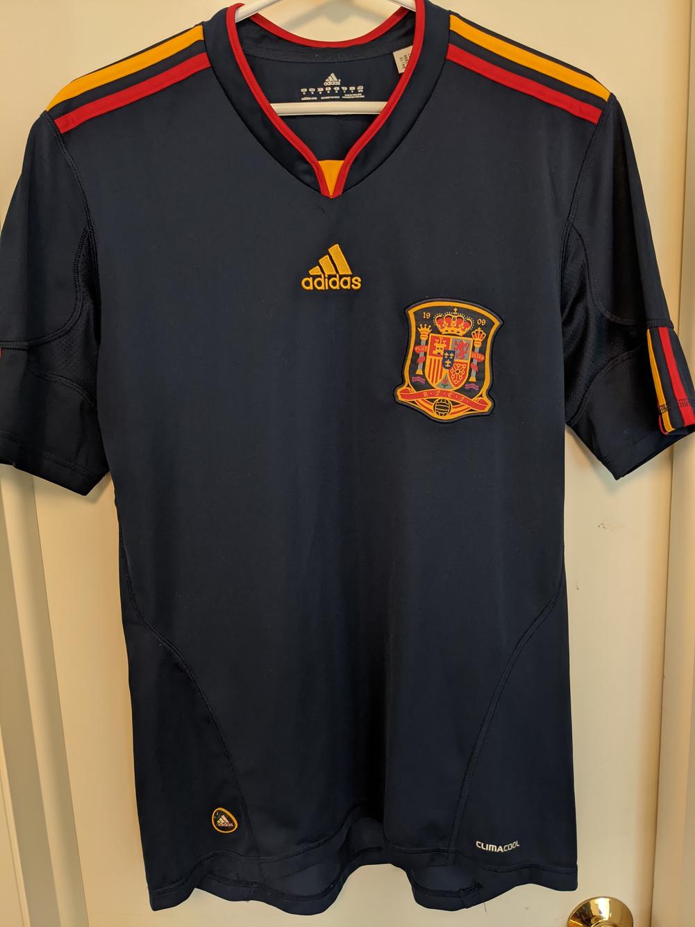 spain blue jersey