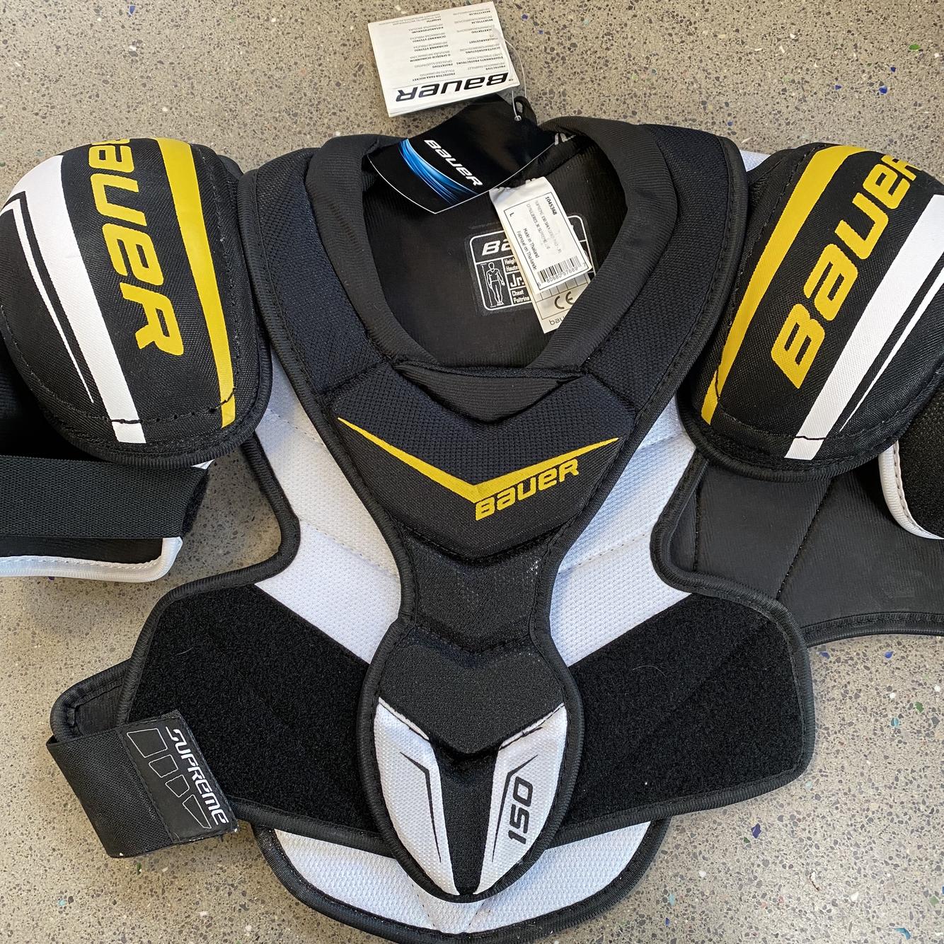 Junior Large Bauer Supreme 150 Shoulder Pads SidelineSwap