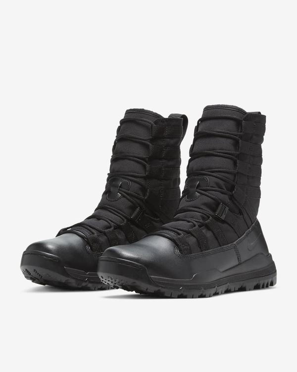 women's nike black work boots