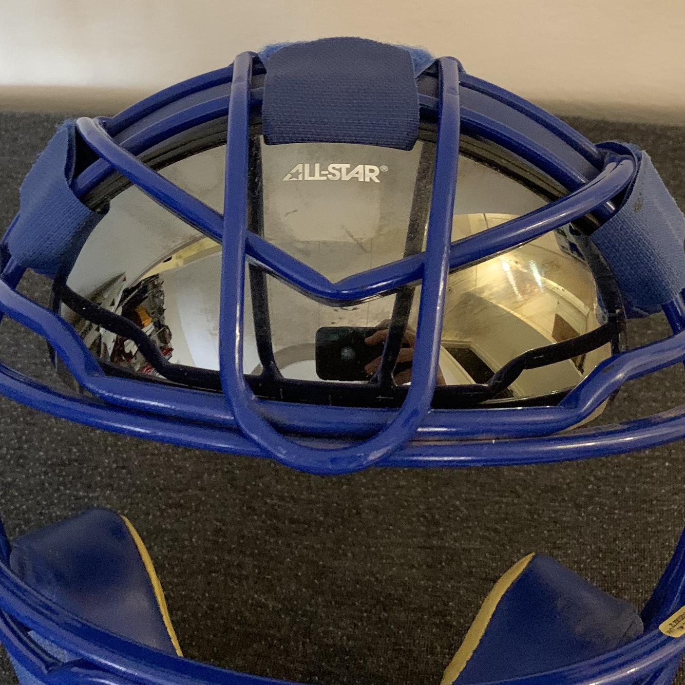 Like new All Star FM25 LMX Catcher's Mask And Wilson Skull Cap Combo