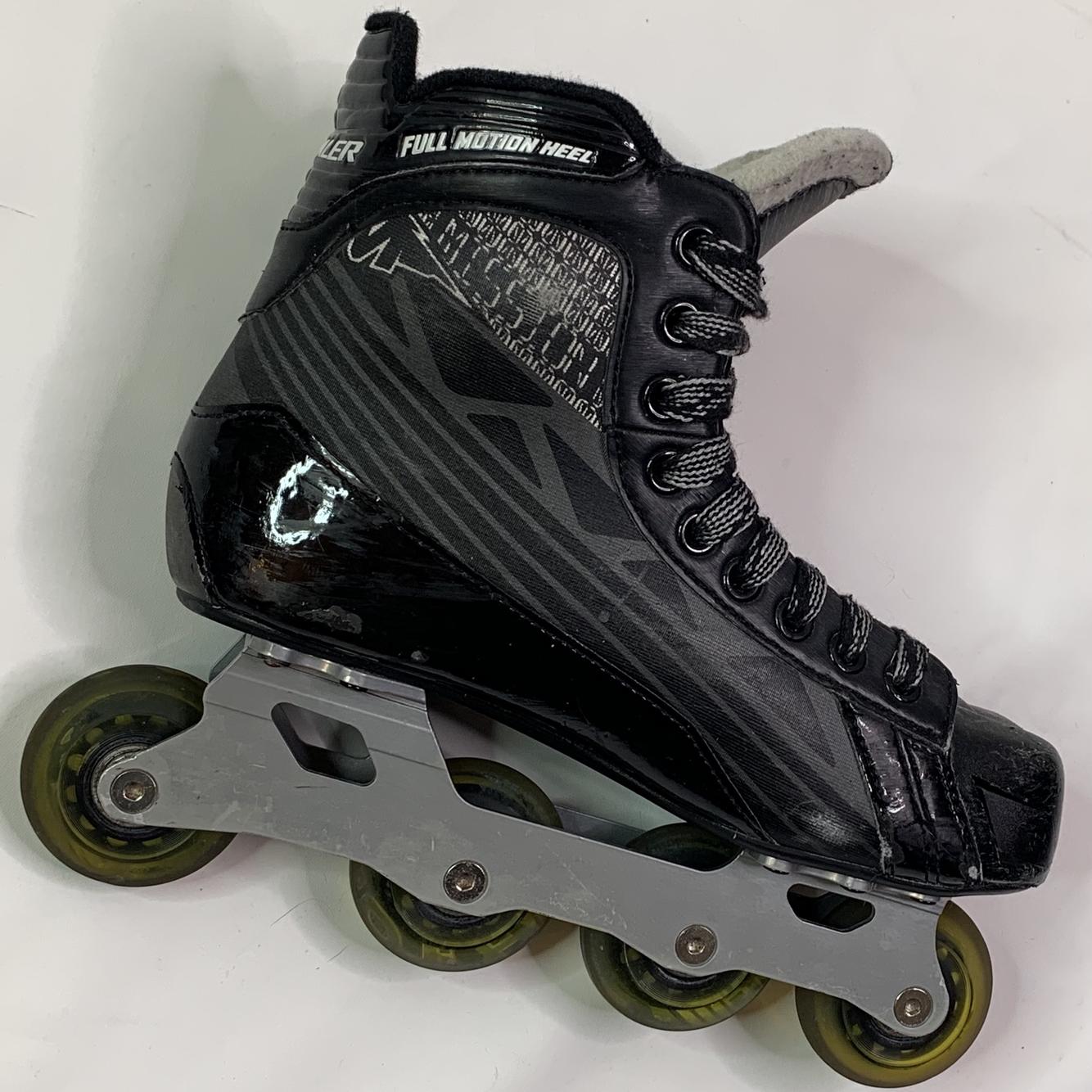 MISSION INHALER DSG5 GOALIE INLINE ROLLER HOCKEY ADULT SIZE 5E SKATE 6