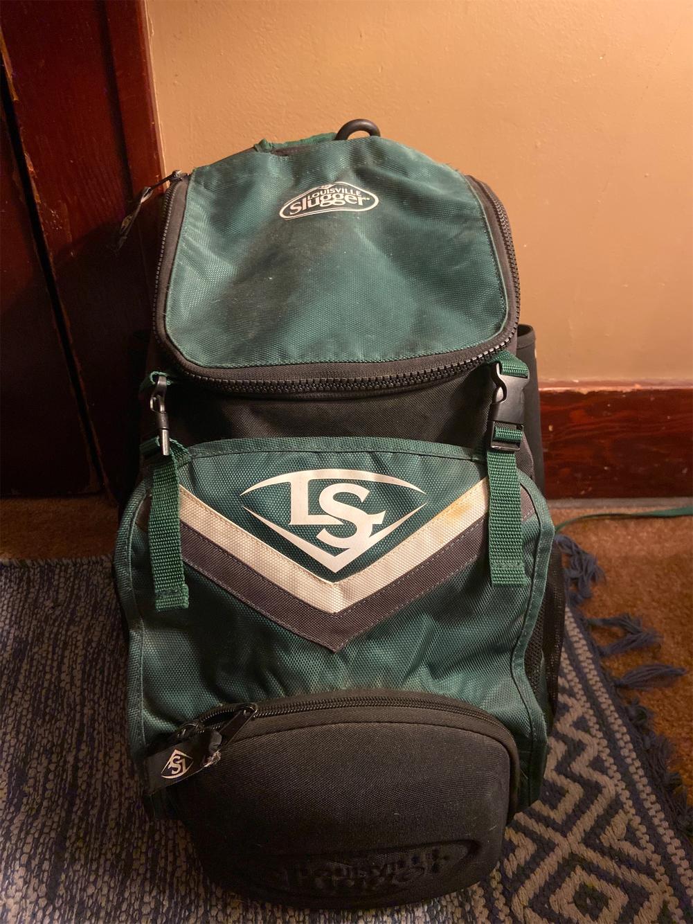 Louisville Slugger Green Used Bat Bag Softball Bags & Backpacks