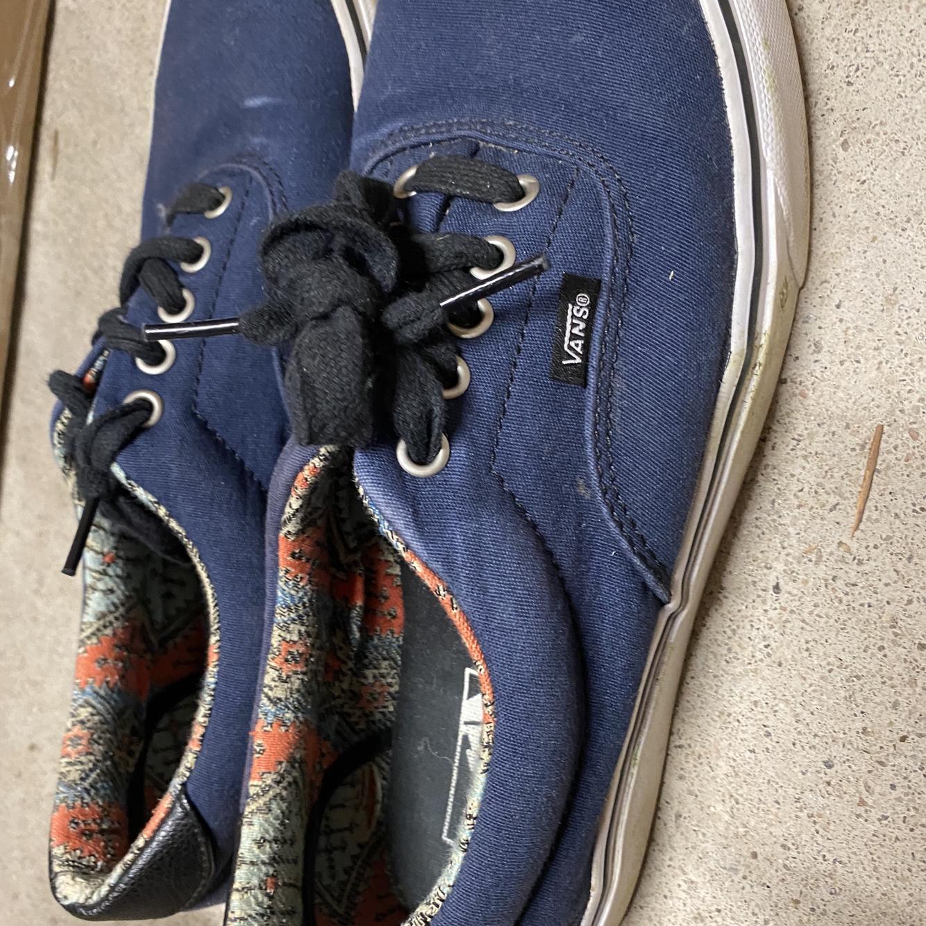 vans mens blue