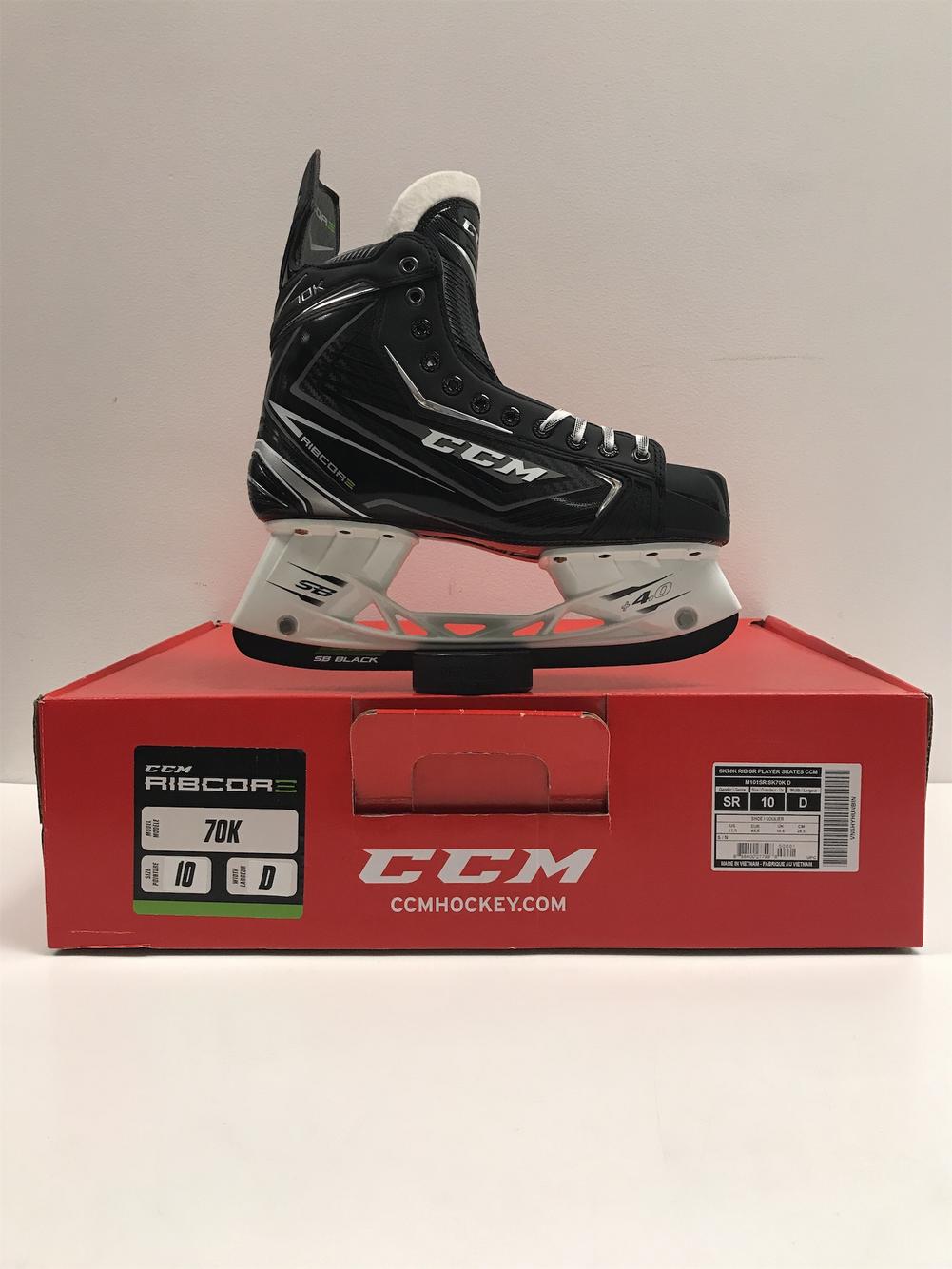 Senior CCM RibCor 70K Regular Width Size 10 Hockey Skates SidelineSwap