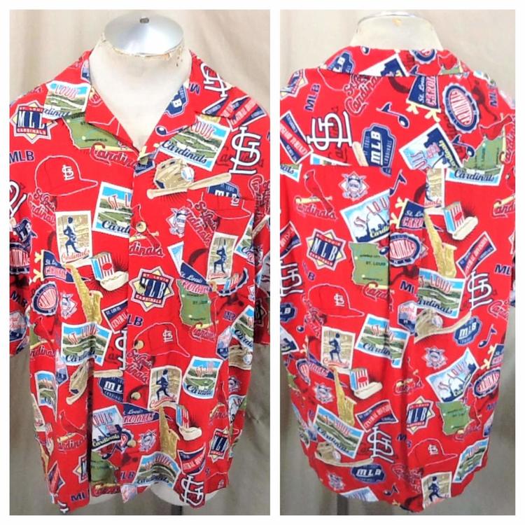 stl cardinals hawaiian shirt