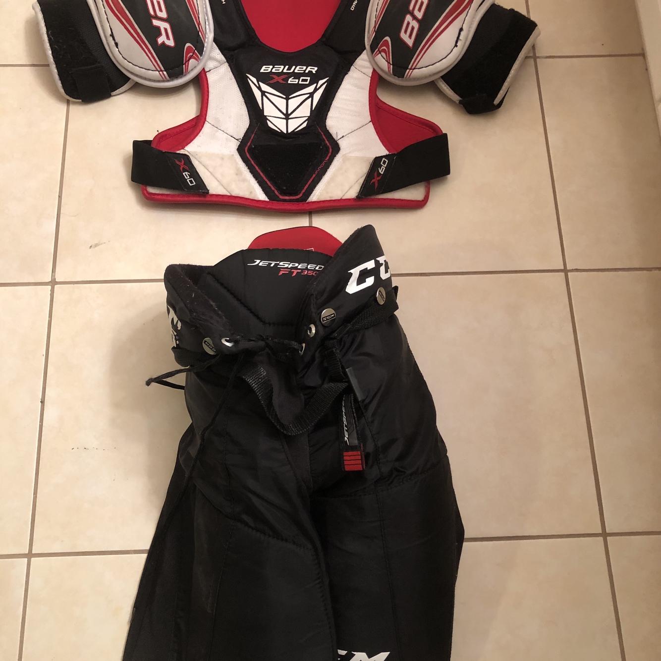 CCM FT350 and Bauer X60 Hockey Pants and Shoulder Pads SidelineSwap