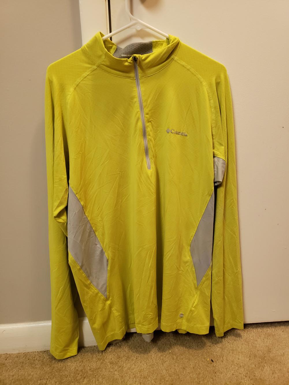 yellow columbia jacket