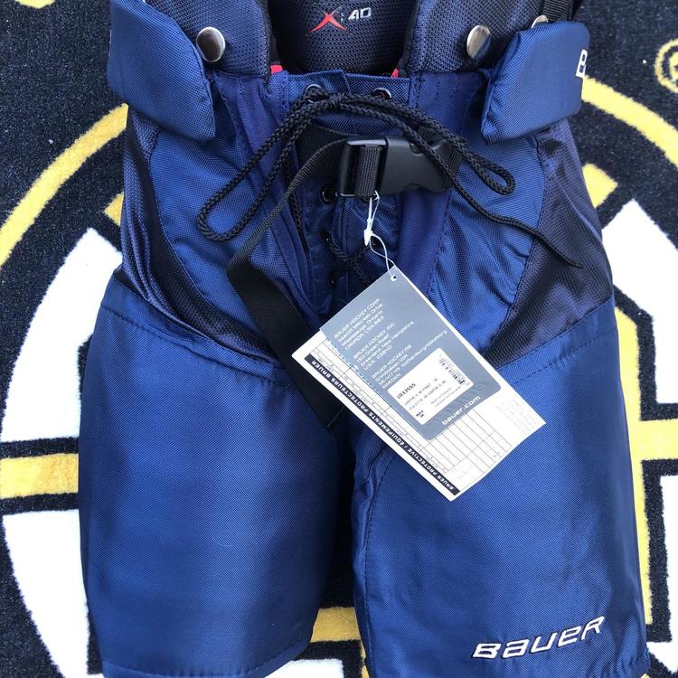 Bauer New Junior Medium VAPOR X40 Pants NAVY Hockey Pants, Girdles