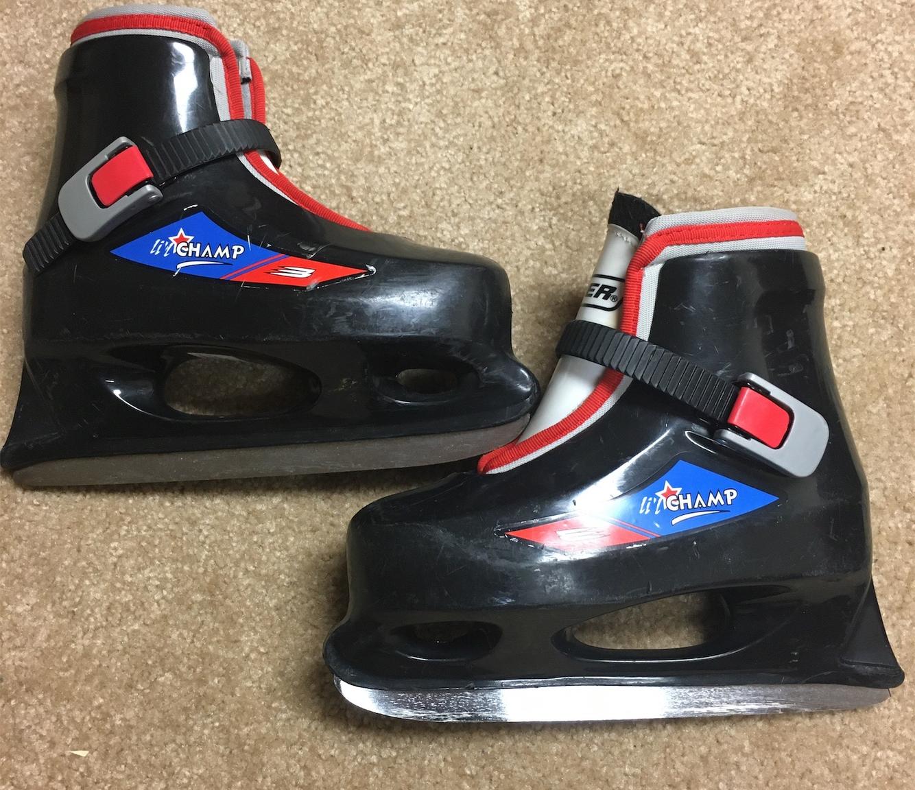 Youth Bauer Lil Champ Size 12 Hockey Skates SidelineSwap