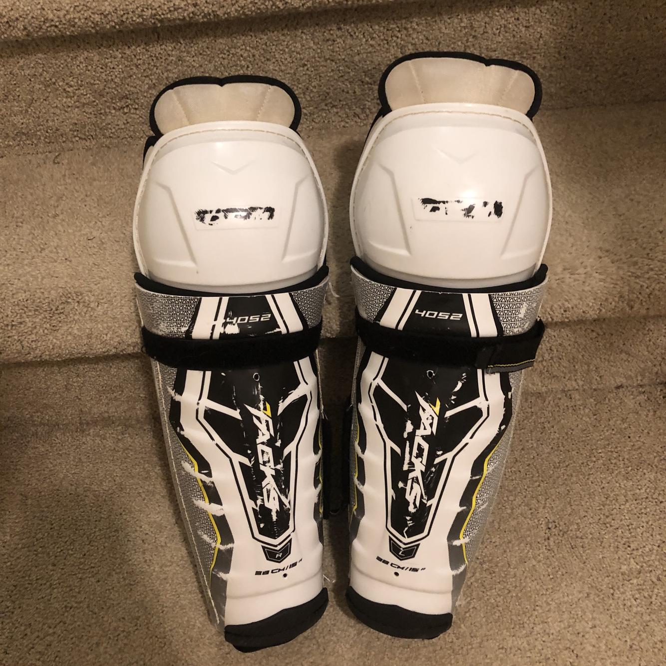 Used CCM Tacks 4052 Shin Pads SidelineSwap