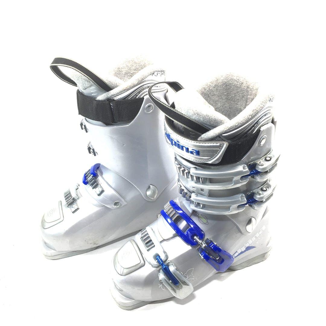 Used Alpina Sport Comfort 230 Mp J05 W06 Downhill Ski Girls Boots SidelineSwap
