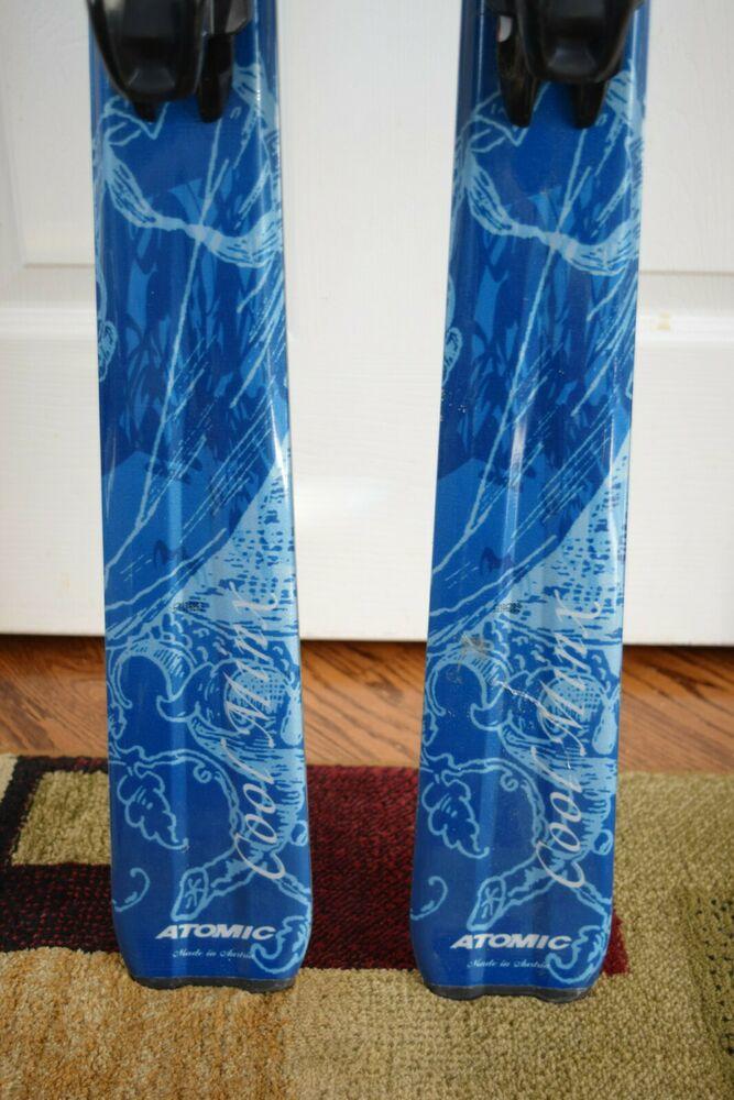 NEW ATOMIC COOL MINX SKIS SIZE 166 CM WITH ATOMIC BINDINGS