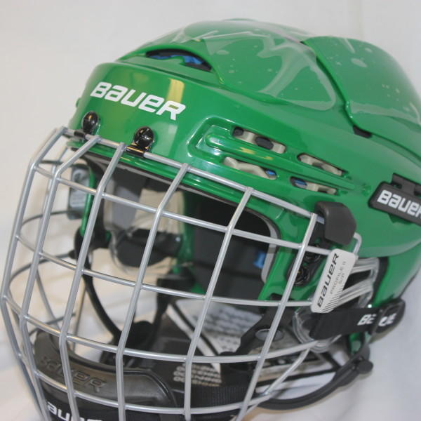 Bauer 5100 Hockey Helmet Combo Kelly Green Large 129 on SidelineSwap