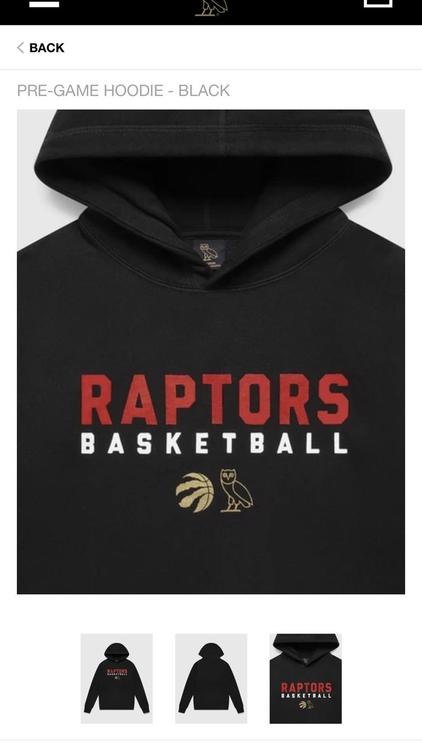 ovo x raptors hoodie